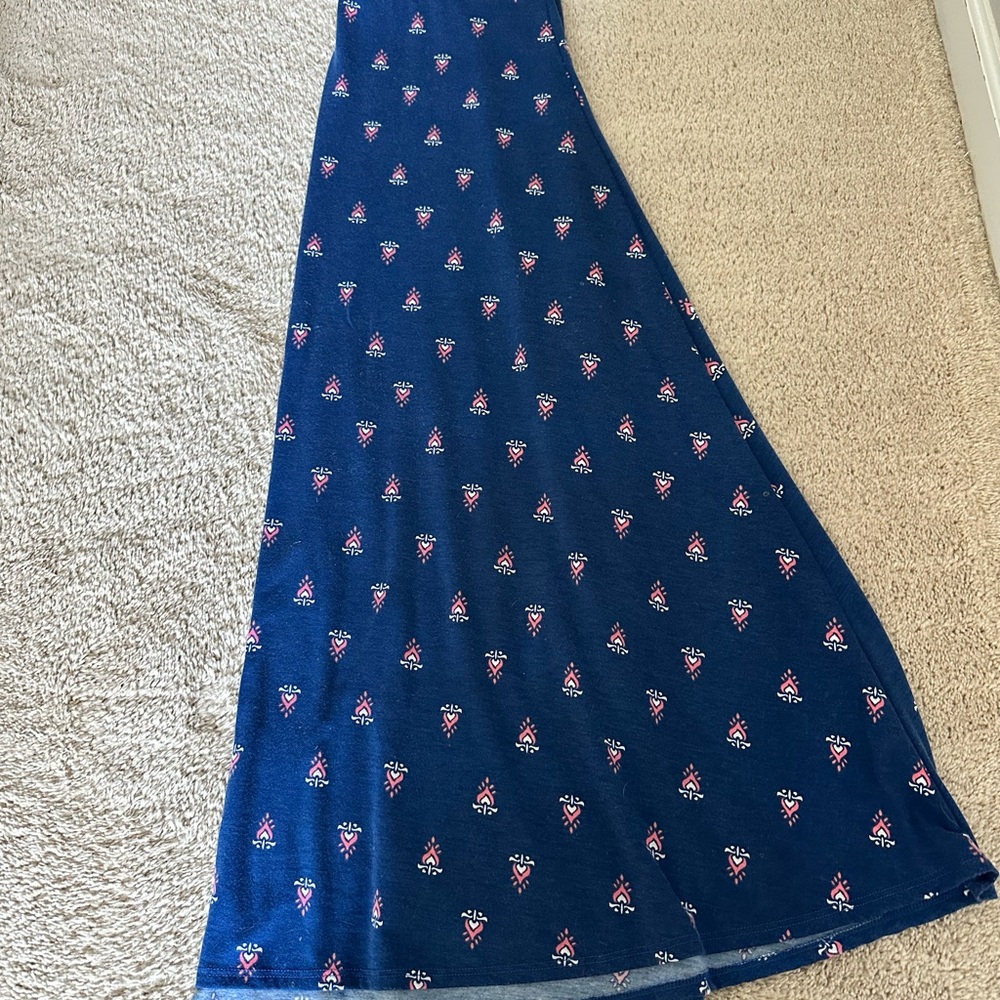 LulaRoe Blue Patterned Women's Skirt